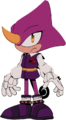 Espio in his poet outfit, from The Murder of Sonic the Hedgehog.