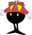 Stock artwork of Eggman's first design, with his rotund body.