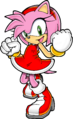 Amy after the Chaos incident, from Sonic Art Assets DVD.