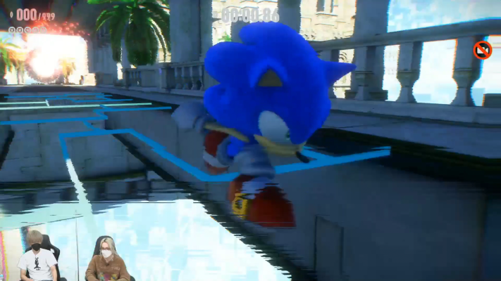 Direct Feed Footage of Sonic Frontiers Shows First Ingame Cutscene and a Cyber Space Stage
