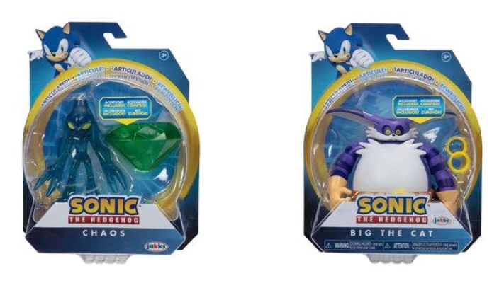 Chaos 0 and Big the Cat Figures to Be Part of Wave 11 From JAKKS Pacific Sonic Line