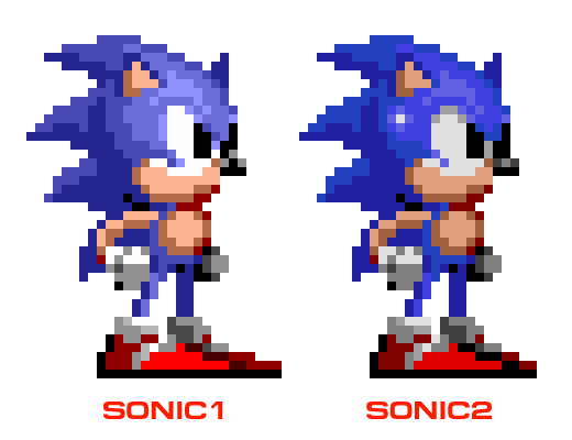 Various Sonic sprites by Joschurale on Newgrounds