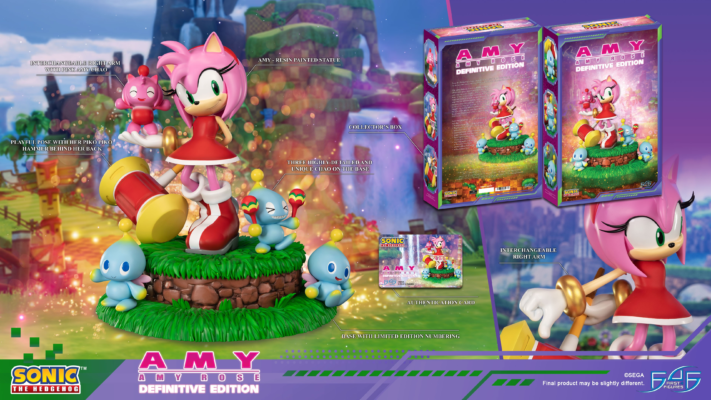 First 4 Figures Amy Rose Statue Now Available for Pre-Order