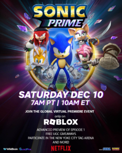 Read more about the article Sonic Prime’s First Episode To be Streamed on December 10th UPDATED