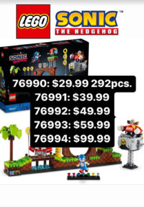 Read more about the article More Sonic the Hedgehog Lego Sets Appear Online