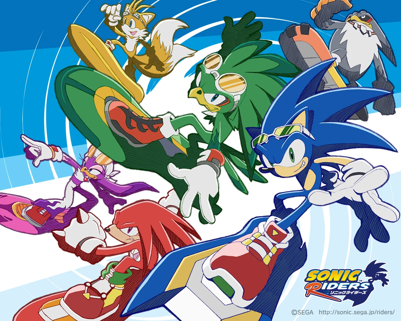 2006 - Sonic Riders is released for the Nintendo GameCube, PlayStation 2 and Xbox in Europe.