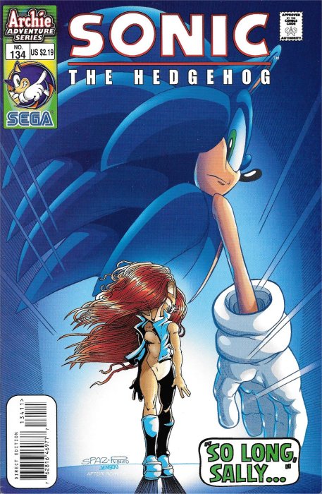 2010 - Issue #134 of the Sonic the Hedgehog comic series by Archie Comics is released in North America.