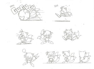Read more about the article Early, Never Before Seen Tails Concept Art Discovered From Sonic SatAM TV Show Pilot