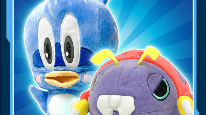 Reversible Motobug and Flicky Plush Now Available for Pre-Order