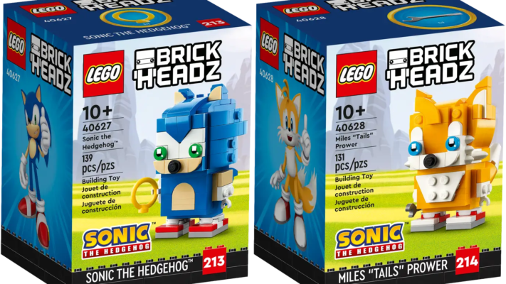 Sonic and Tails BrickHeadz Releasing on September 1st, 2023
