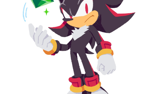 New Sonic Channel Illustration: Shadow and His Chaos Emerald
