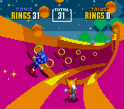 Sonic 2 Special Stage.