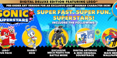 Sonic Superstars Now Available for Pre-order on Steam, Digital Deluxe Edition Pricing and 8-Player Online Battle Mode