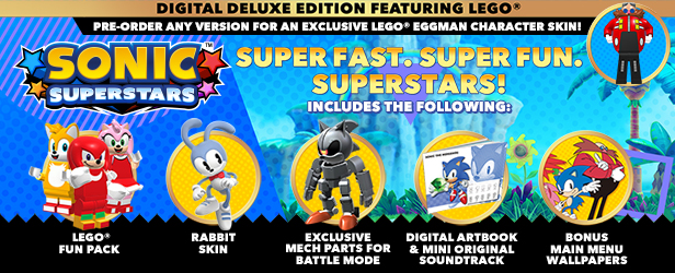 LEGO Sonic and Robotnik are coming to Sonic Superstars