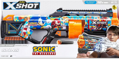 X-Shot Releases Modern Sonic Last Stand Blaster Skins