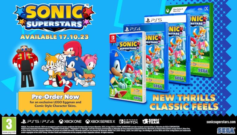 Sonic Superstars Cel-Shaded Skins Now Available as a Pre-Order Bonus on ...