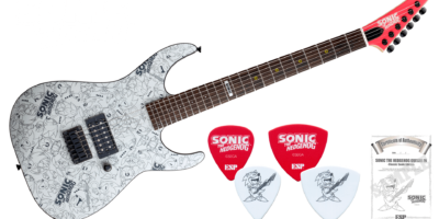 Classic Sonic ESP Guitar Now Available in Japan!