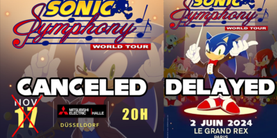 Sonic Symphony Show Canceled in Dusseldorf, Germany Due to Logistical Problems; Paris Show Postponed to 2024