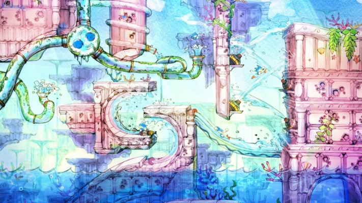 Sonic Superstars: Lagoon City Zone Concept Art Released