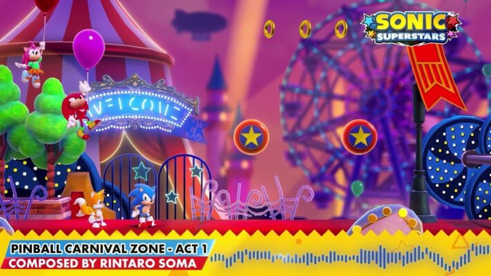 Sonic Superstars’ Pinball Carnival Act 1 Music Officially Released