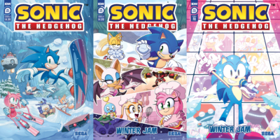 Sonic the Hedgehog: Winter Jam Cover A, B and RI 1:10 Released