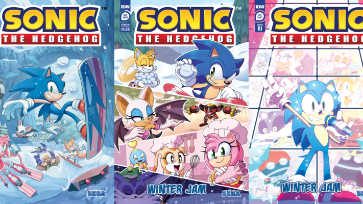 Sonic the Hedgehog: Winter Jam Cover A, B and RI 1:10 Released