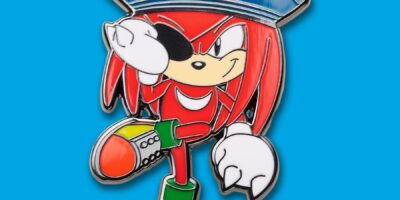European SEGA Shop’s Pin of the Month for October is Pirate Knuckles!