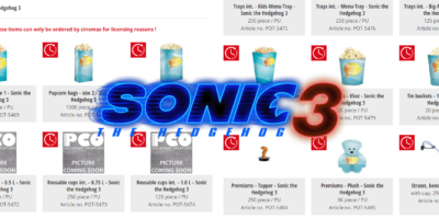 Sonic The Hedgehog 3 Movie Promos Listed on PCO Group’s Website
