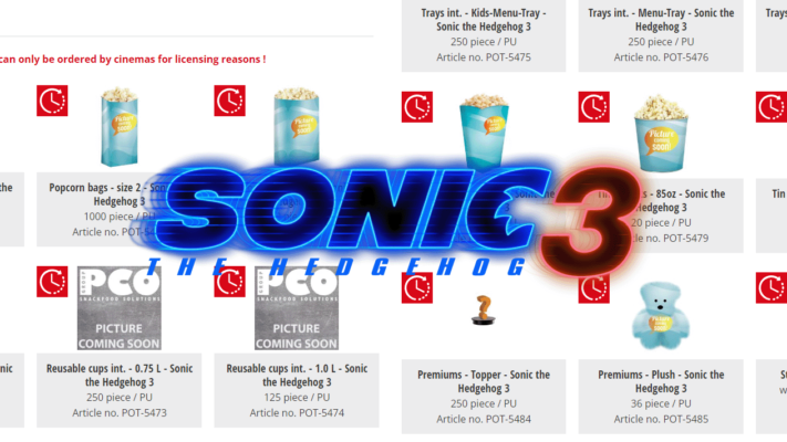 Sonic The Hedgehog 3 Movie Promos Listed on PCO Group’s Website
