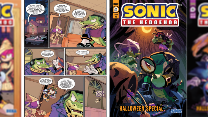 IDW Sonic the Hedgehog: Halloween Special Covers and Previews Released