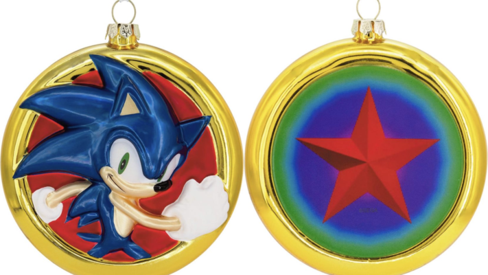 Hallmark Releases Sonic the Hedgehog Blown Glass Christmas Ornament