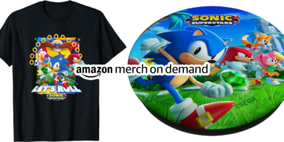 Exclusive Sonic Superstars Merchandise Available at Amazon Merch on Demand Service