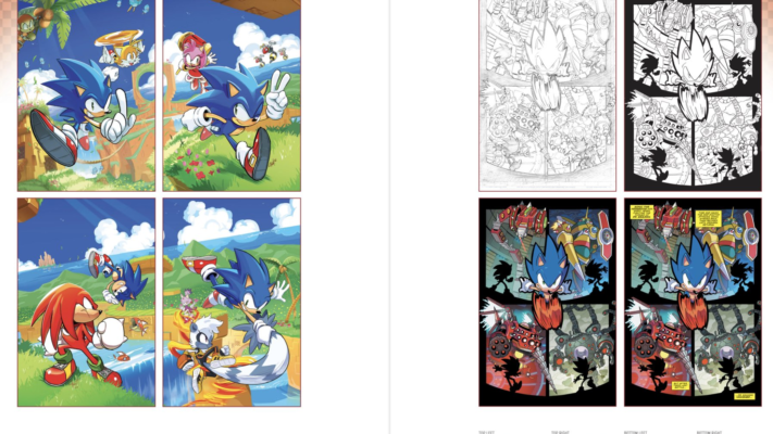 Previews for Sonic the Hedgehog: The IDW Comic Art Collection Released