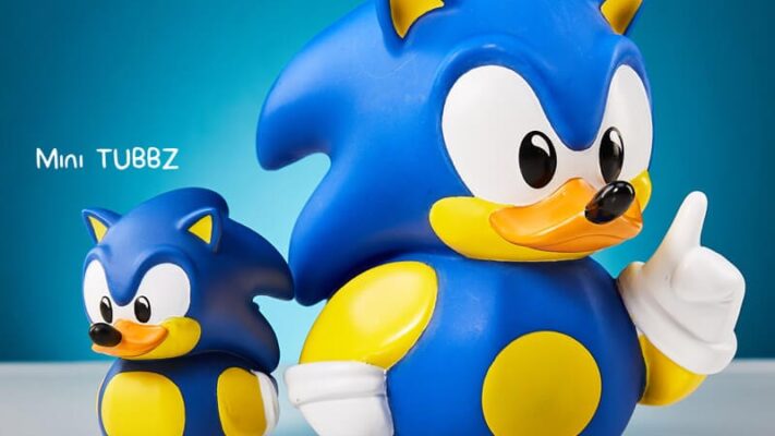 Sonic the Hedgehog Mini TUBBZ Rubber Duck Available for Pre-Order