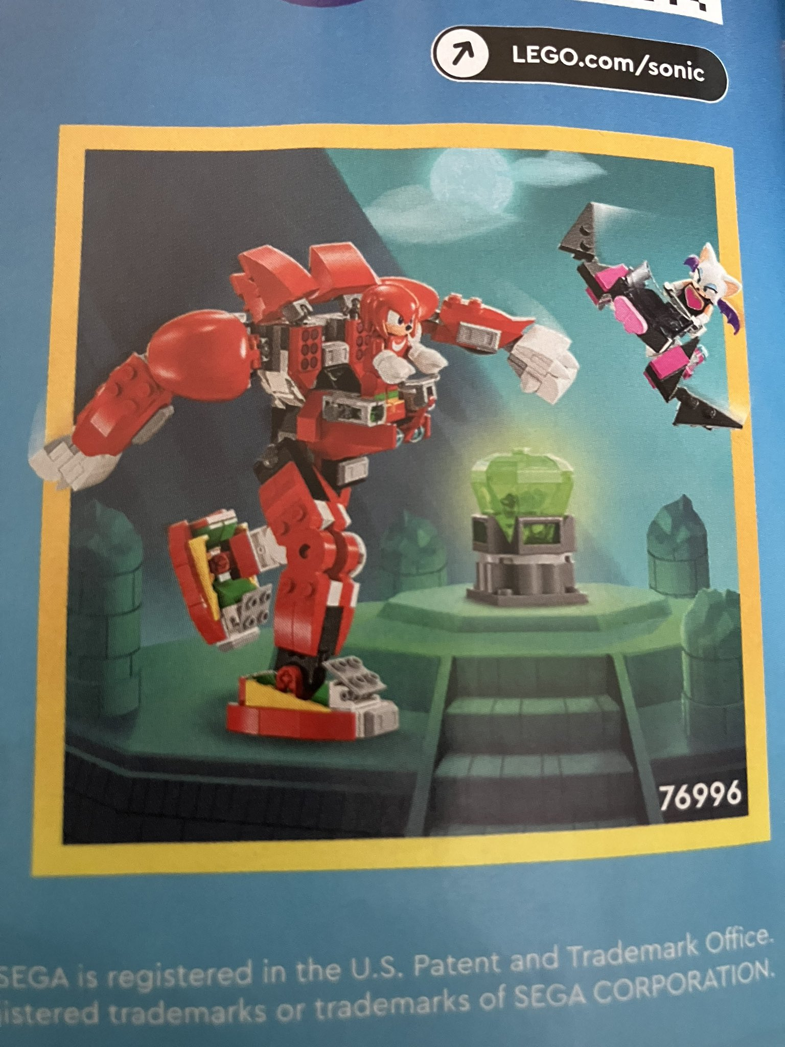 First Look at Knuckles And Rouge In Leaked Sonic LEGO Sets