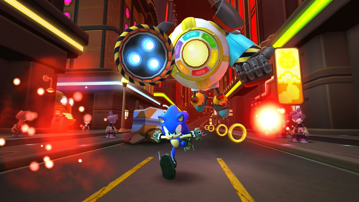 New Yoke City Track and Dr. Babble Boss Battle Now Available in Sonic Prime  Dash – Sonic City