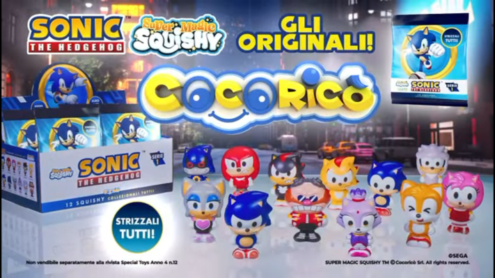 Cocorico Announces Super Magic Squishy Sonic the Hedgehog Blind Bags
