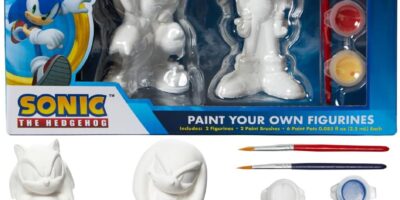 Innovative Designs Releasing Sonic the Hedgehog DIY Paint Your Own Figurines Pack