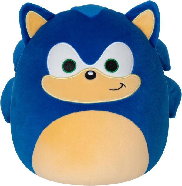 Squishmallows Sonic The Hedgehog 10-Inch Sonic Plush - Medium-Sized Ultrasoft Official Kelly Toy Plush