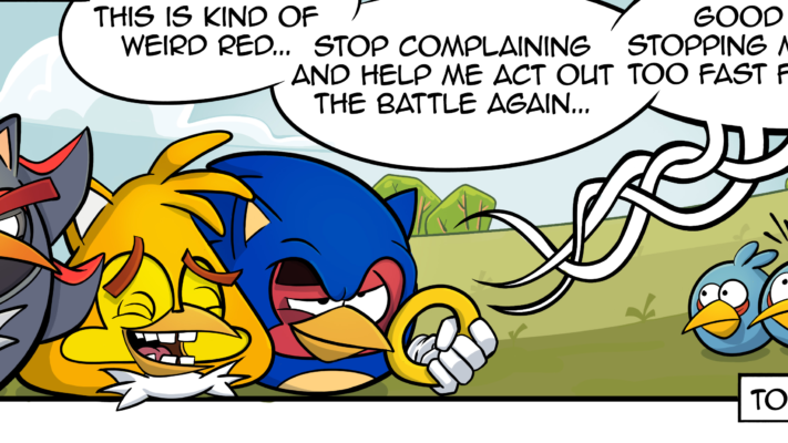 Official Angry Birds Social Media Accounts Release Second Part of Sonic Event Themed Webcomic