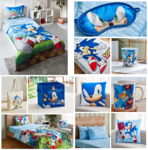 Sonic the Hedgehog Bed Sheets, Pillows and Home Accessories Now Available in the Middle East and North Africa