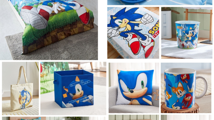 Sonic the Hedgehog Bed Sheets, Pillows and Home Accessories Now Available in the Middle East and North Africa