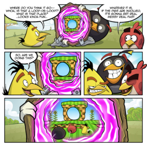 Official Angry Birds Social Media Accounts Release New Sonic Event Themed Webcomic