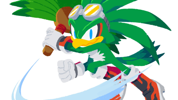 Sonic Channel Commemorative Illustration: Jet the Hawk Swoops In
