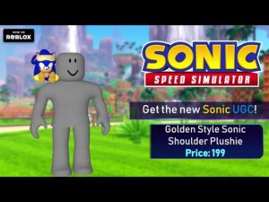 New Shoulder Plushies and Items Available for Sonic Speed Simulator