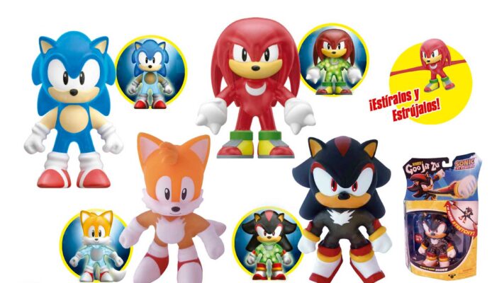 New Glow-in-the-Dark Sonic the Hedgehog Goo Jit Zu Figures Available Soon