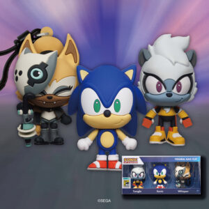 Monogram International Releasing San Diego Comic-Con 2024 Exclusive Tangle, Sonic, and Whisper 3D Foam Bag Clip Set