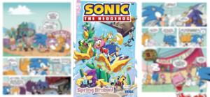 Previews for IDW Sonic the Hedgehog: Spring Broken Released