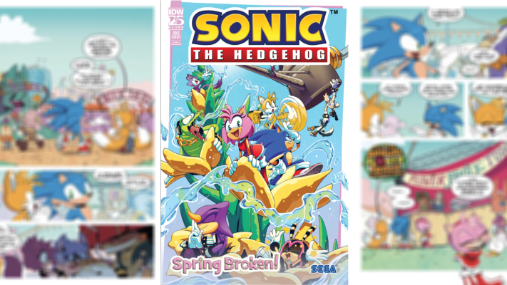 Previews for IDW Sonic the Hedgehog: Spring Broken Released