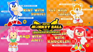 Roll Around at the Speed of Sound With Sonic, Tails, Knuckles, and Amy in Super Monkey Ball Banana Rumble